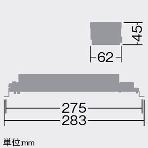 DAIKO 無線調光用電源 LED専用電源 ダウンライト2C・2500クラス用 最大延長距離10m 無線調光用電源 LED専用電源 ダウンライト2C・2500クラス用 最大延長距離10m LZA-93381 画像2