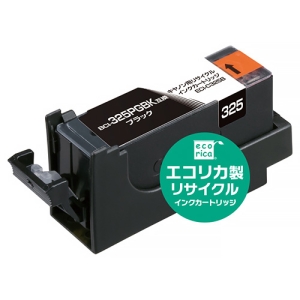 ELECOM リサイクルインクカートリッジ 《エコリカ》 Canon用 BCI-325PGBK互換 ブラック ECI-C325B