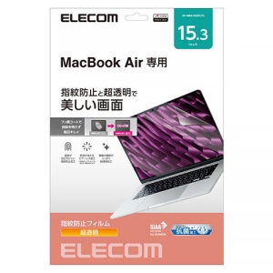 ELECOM 指紋防止フィルム MacBookAir15.3インチ用 超透明タイプ 指紋防止フィルム MacBookAir15.3インチ用 超透明タイプ EF-MBA1523FLTG