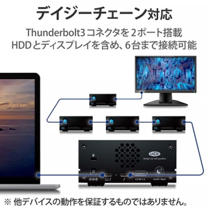 ELECOM 外付HDD 《LaCie 1big Dock》 容量10TB 外付HDD 《LaCie 1big Dock》 容量10TB STHS10000800 画像3