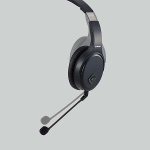 ELECOM ELECOM 無線ヘッドセット 2.4GHzワイヤレス オーバーヘッド型 マイクアーム付き 両耳 ブラック ELECOM 無線ヘッドセット 2.4GHzワイヤレス オーバーヘッド型 マイクアーム付き 両耳 ブラック HS-HPW01BK 画像3
