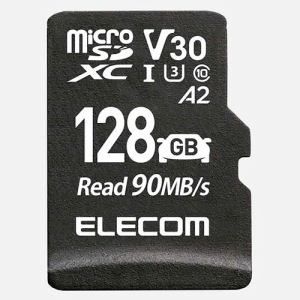 ELECOM ドライブレコーダー用microSDXCメモリーカード 容量128GB Class10・UHS-I・U3・V30・A2対応 MF-DRMR128GU13