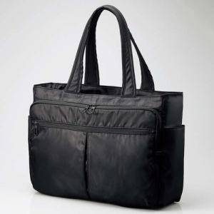 ELECOM トートバッグ 大容量タイプ 容量19L 15.6inch対応 撥水加工 BM-TBBGBK