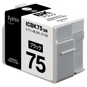 ELECOM 汎用インクカートリッジ 《プレジール》 EPSON用 IC4CL75互換 4色パック 汎用インクカートリッジ 《プレジール》 EPSON用 IC4CL75互換 4色パック BPL-E75B