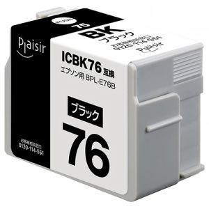 ELECOM 汎用インクカートリッジ 《プレジール》 EPSON用 IC4CL76互換 4色パック 汎用インクカートリッジ 《プレジール》 EPSON用 IC4CL76互換 4色パック BPL-E76B