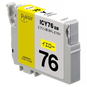 ELECOM 汎用インクカートリッジ 《プレジール》 EPSON用 ICM76互換 マゼンタ BPL-E76Y