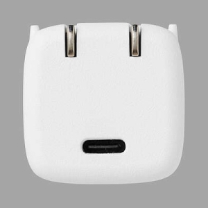 ELECOM モバイルバッテリー AC一体型 容量5000mAh 最大出力20W TypeCポート×1 PD対応 しろちゃん モバイルバッテリー AC一体型 容量5000mAh 最大出力20W TypeCポート×1 PD対応 しろちゃん DE-AC08-5000WF 画像2