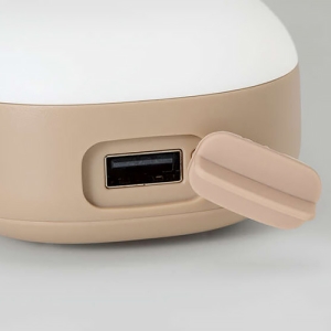 ELECOM 乾電池式懐中電灯 防災用 枕元ライトタイプ TypeA1ポート 3段階光量調節・充電器機能付 ベージュ 乾電池式懐中電灯 防災用 枕元ライトタイプ TypeA1ポート 3段階光量調節・充電器機能付 ベージュ DE-KD04BE 画像2