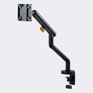 ELECOM モニターアーム シングルアーム・ロングアームタイプ クランプ式 17〜32インチ対応 DPA-SL04BK