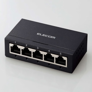 ELECOM スイッチングハブ エントリーモデル 5ポート Giga対応 金属筐体 スイッチングハブ エントリーモデル 5ポート Giga対応 金属筐体 EHC-G05MA-B