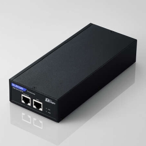 ELECOM 法人向けPoEインジェクター 最大60W供給 IEEE802.3af at bt準拠 EIB-X01A-BT6