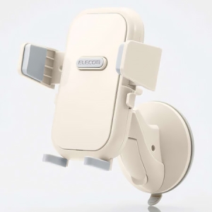 ELECOM スマホホルダー 吸盤取付 フリーアングルタイプ スマートフォン横幅54〜87mm対応 スマホホルダー 吸盤取付 フリーアングルタイプ スマートフォン横幅54〜87mm対応 HA-STSC01IV