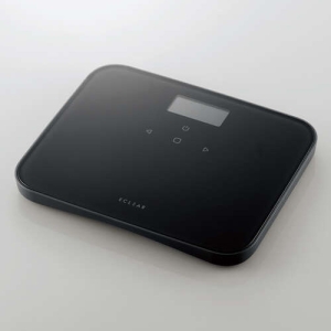 ELECOM 体重計 《ECLEAR》 BMI表示可能 チャコールブラック HCS-S02BK