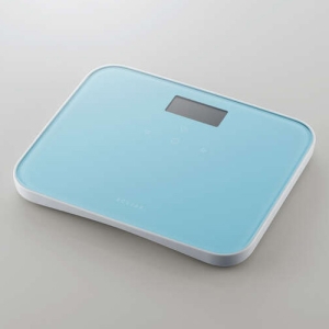 ELECOM 体重計 《ECLEAR》 BMI表示可能 レイクブルー 体重計 《ECLEAR》 BMI表示可能 レイクブルー HCS-S02BL