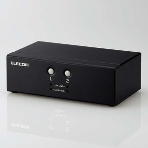 ELECOM KVM切替器 2ポート用 VGA対応 KVM-NVXSN2