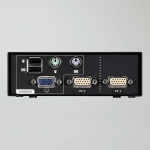 ELECOM KVM切替器 2ポート用 VGA対応 KVM切替器 2ポート用 VGA対応 KVM-NVXSN2 画像2