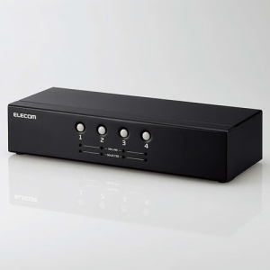 ELECOM KVM切替器 4ポート用 VGA対応 KVM-NVXSN4
