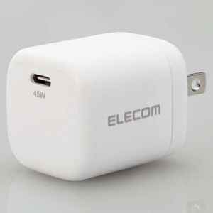 ELECOM AC充電器 TypeC×1ポート 最大出力45W PD・PPS対応 ホワイト MPA-ACCP29WH