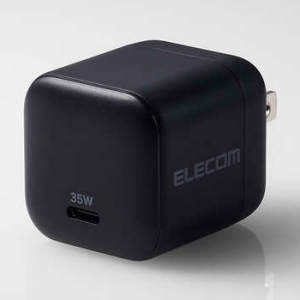 ELECOM AC充電器 USB充電器 USB PD対応 35W TypeC×1 スイングプラグ ブラック MPA-ACCP9235BK