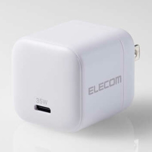 ELECOM AC充電器 USB充電器 USB PD対応 35W TypeC×1 スイングプラグ ホワイト MPA-ACCP9235WH