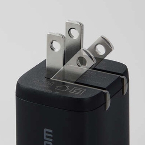 ELECOM AC充電器 USB充電器 USB PD対応 35W TypeC×2 スイングプラグ ブラック AC充電器 USB充電器 USB PD対応 35W TypeC×2 スイングプラグ ブラック MPA-ACCP9335BK 画像3