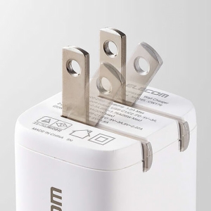 ELECOM AC充電器 USB充電器 USB PD対応 35W TypeC×2 スイングプラグ ホワイト AC充電器 USB充電器 USB PD対応 35W TypeC×2 スイングプラグ ホワイト MPA-ACCP9335WH 画像3