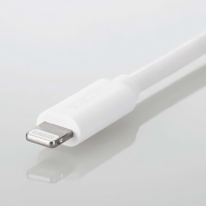ELECOM AC充電器 Lightningケーブル一体型 最大出力20W PD対応 ホワイト AC充電器 Lightningケーブル一体型 最大出力20W PD対応 ホワイト MPA-ACLP05WH 画像3