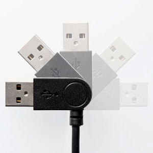 ELECOM USBケーブル TypeA-TypeC スイング式 長さ2.0m USBケーブル TypeA-TypeC スイング式 長さ2.0m MPA-ACSW20BK 画像2
