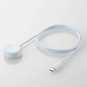 ELECOM Apple Watch磁気充電ケーブル TypeCプラグ 高速充電対応 長さ1.0m ホワイト Apple Watch磁気充電ケーブル TypeCプラグ 高速充電対応 長さ1.0m ホワイト MPA-AWCCQ10WH