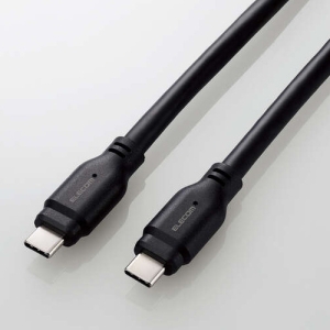 ELECOM USBケーブル TypeC-TypeC USB10Gbps 最大100W・PD対応 長さ1.5m ブラック USBケーブル TypeC-TypeC USB10Gbps 最大100W・PD対応 長さ1.5m ブラック MPA-CC1G15BK