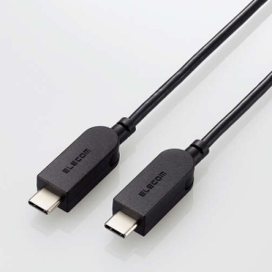 ELECOM TypeCケーブル スイング式 TypeC-TypeC ケーブル長2.0m MPA-CCSW20BK