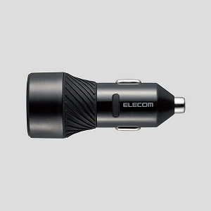 ELECOM シガーチャージャー TypeA×1+TypeC×1ポート 合計最大出力27W ストッパー付 シガーチャージャー TypeA×1+TypeC×1ポート 合計最大出力27W ストッパー付 MPA-CCU15BK 画像3
