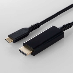 ELECOM 映像変換ケーブル 高耐久タイプ TypeC-HDMI 60Hz対応 長さ3.0m 映像変換ケーブル 高耐久タイプ TypeC-HDMI 60Hz対応 長さ3.0m MPA-CHDMIS30BK2