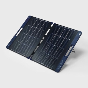 ELECOM ポータブルソーラーパネル 両面受光型 出力100W 収納袋付 ポータブルソーラーパネル 両面受光型 出力100W 収納袋付 MPA-SP100DNV
