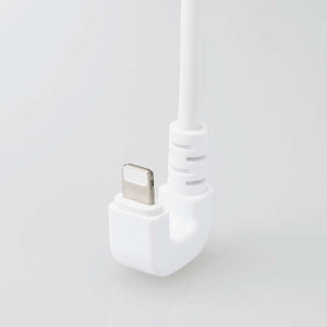 ELECOM Lightningケーブル TypeA-Lightning U字コネクタ ケーブル長1.2m ホワイト Lightningケーブル TypeA-Lightning U字コネクタ ケーブル長1.2m ホワイト MPA-UALU12WH 画像2