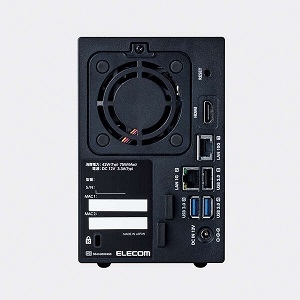 ELECOM WSIoT2022forStorage Standard搭載NAS デスクトップ型 2TB 2ベイタイプ WSIoT2022forStorage Standard搭載NAS デスクトップ型 2TB 2ベイタイプ NSB-72D02TS22 画像3