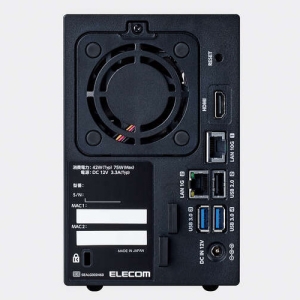 ELECOM WSIoT2022forStorage Workgroup搭載NAS デスクトップ型 2TB 2ベイタイプ WSIoT2022forStorage Workgroup搭載NAS デスクトップ型 2TB 2ベイタイプ NSB-72D02TW22 画像2