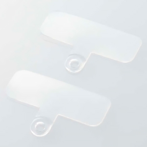 ELECOM ストラップホールシート 1口タイプ 2枚入 オールクリア ストラップホールシート 1口タイプ 2枚入 オールクリア P-STHD1PCR