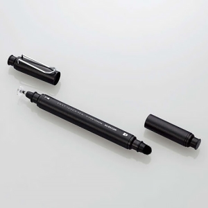 ELECOM 2WAYタッチペン ディスク・超感度ペン先タイプ 2WAYタッチペン ディスク・超感度ペン先タイプ P-TP2WY02CBK 画像2