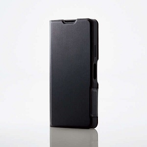 ELECOM ソフトレザーケース 手帳型 Xperia Ace &#8546;用 ウルトラスリムタイプ 磁石付 ブラック ソフトレザーケース 手帳型 Xperia Ace &#8546;用 ウルトラスリムタイプ 磁石付 ブラック PM-X223PLFUBK