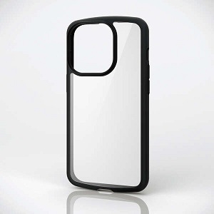 ELECOM ハイブリッドケース 《TOUGH SLIM LITE》 iPhone14 Pro用 背面クリアタイプ フレームカラーブラック ハイブリッドケース 《TOUGH SLIM LITE》 iPhone14 Pro用 背面クリアタイプ フレームカラーブラック PM-A22CTSLFCBK