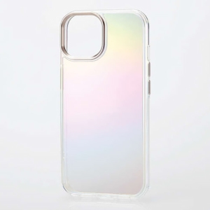 ELECOM ハイブリッドケース iPhone15用 《&me》 クリア PM-A23AHVCACR