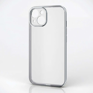 ELECOM ソフトケース iPhone15用 極限設計 プラチナシルバー ソフトケース iPhone15用 極限設計 プラチナシルバー PM-A23AUCTMKSV