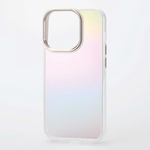 ELECOM ハイブリッドケース 《&me》 iPhone15Pro用 ホワイト PM-A23CHVCAWH