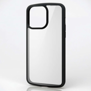 ELECOM ハイブリッドケース 《TOUGH SLIM LITE》 iPhone15ProMax用 高硬度 ブラック PM-A23DTSLFCBK