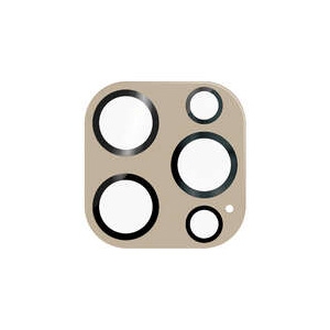 ELECOM カメラレンズ保護カバー 《&me》 iPhone15Pro・15ProMax用 ガラスタイプ グレージュ PM-A23CFLLP5GB