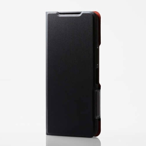 ELECOM ソフトレザーケース arrows We2用 ウルトラスリムタイプ ブラック PM-F241PLFUBK