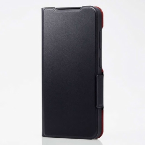 ELECOM ソフトレザーケース Galaxy S24用 手帳型 ウルトラスリムタイプ ブラック PM-G241PLFUBK