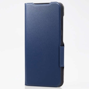 ELECOM ソフトレザーケース Galaxy S24用 手帳型 ウルトラスリムタイプ ネイビー PM-G241PLFUNV