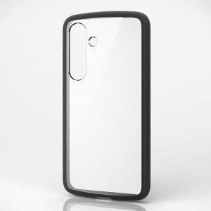 ELECOM ハイブリッドケース 《TOUGH SLIM LITE》 Galaxy S24用 高硬度 ストラップホールシート付 PM-G241TSLFCBK